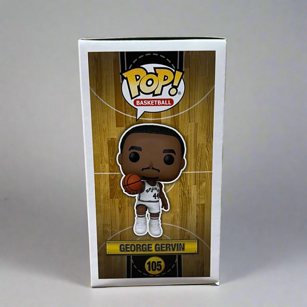 Funko POP! NBA Basketball Legends The Iceman George Gervin Hardwood Classics San Antonio Spurs Figure #105!
