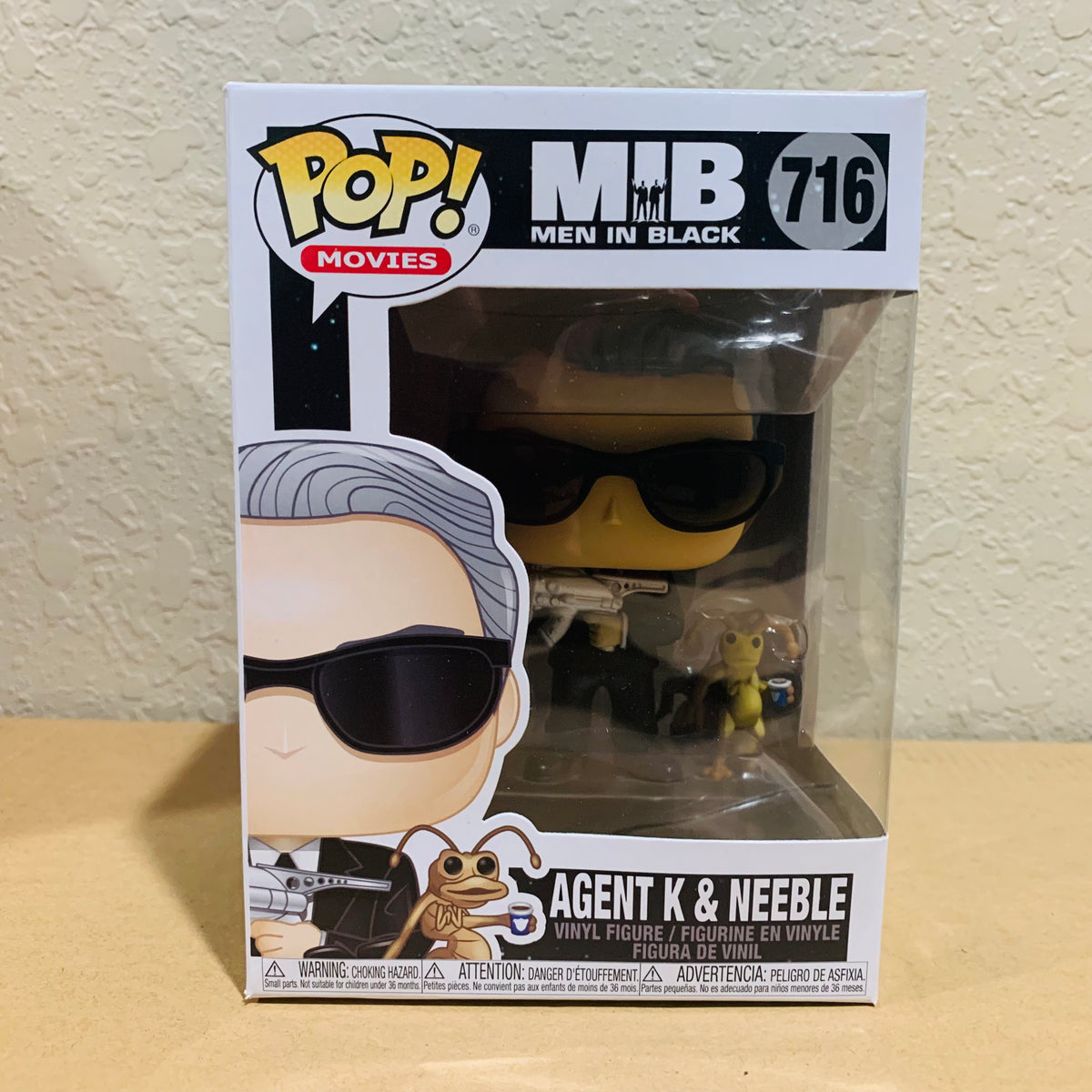 Funko POP! MIB Agent K and Neeble Men in Black Figures #716