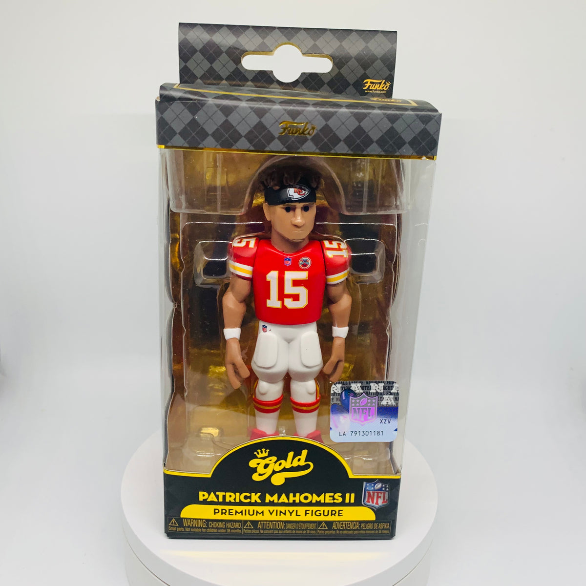 FUNKO GOLD Patrick Mahomes II Chiefs Home Uniform, NEW Premium Vinyl  Figure 5 on eBid United States