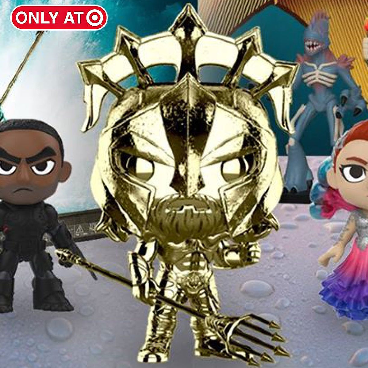 Funko POP! DC Aquaman Arthur Curry as Gladiator Gold Chrome Target  Exclusive Figure #244!