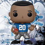 Funko POP! NFL Football Legends Barry Sanders Detroit Lions Figure #81!