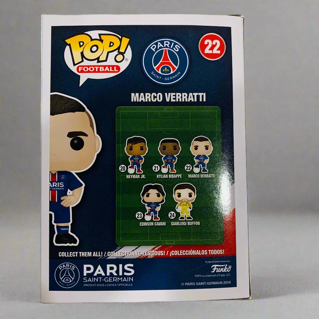 Funko POP! Marco Verratti PSG Paris Saint Germain Football Club Soccer Figure #22!