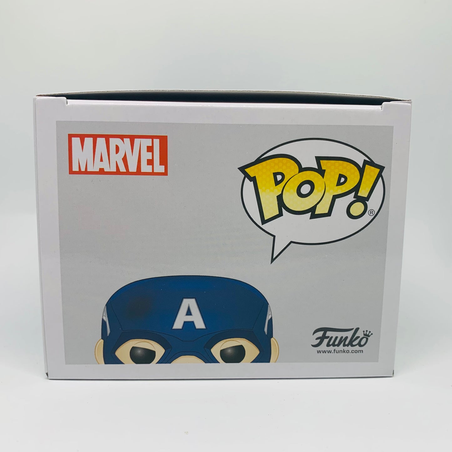 Funko Pop! Marvel Avengers Endgame Captain America w/ Broken Shield and Mjolnir Figure #573!