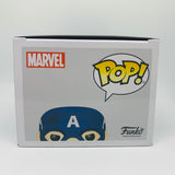 Funko Pop! Marvel Avengers Endgame Captain America w/ Broken Shield and Mjolnir Figure #573!
