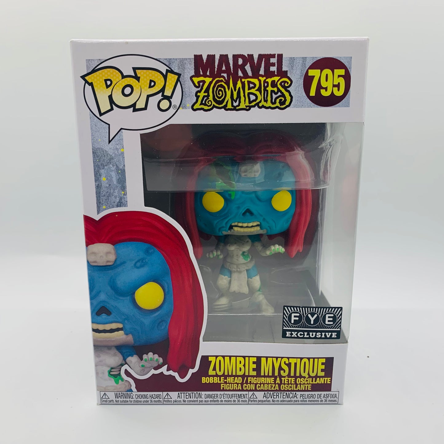 Funko POP! Marvel Zombie Mystique FYE Exclusive Figure #795