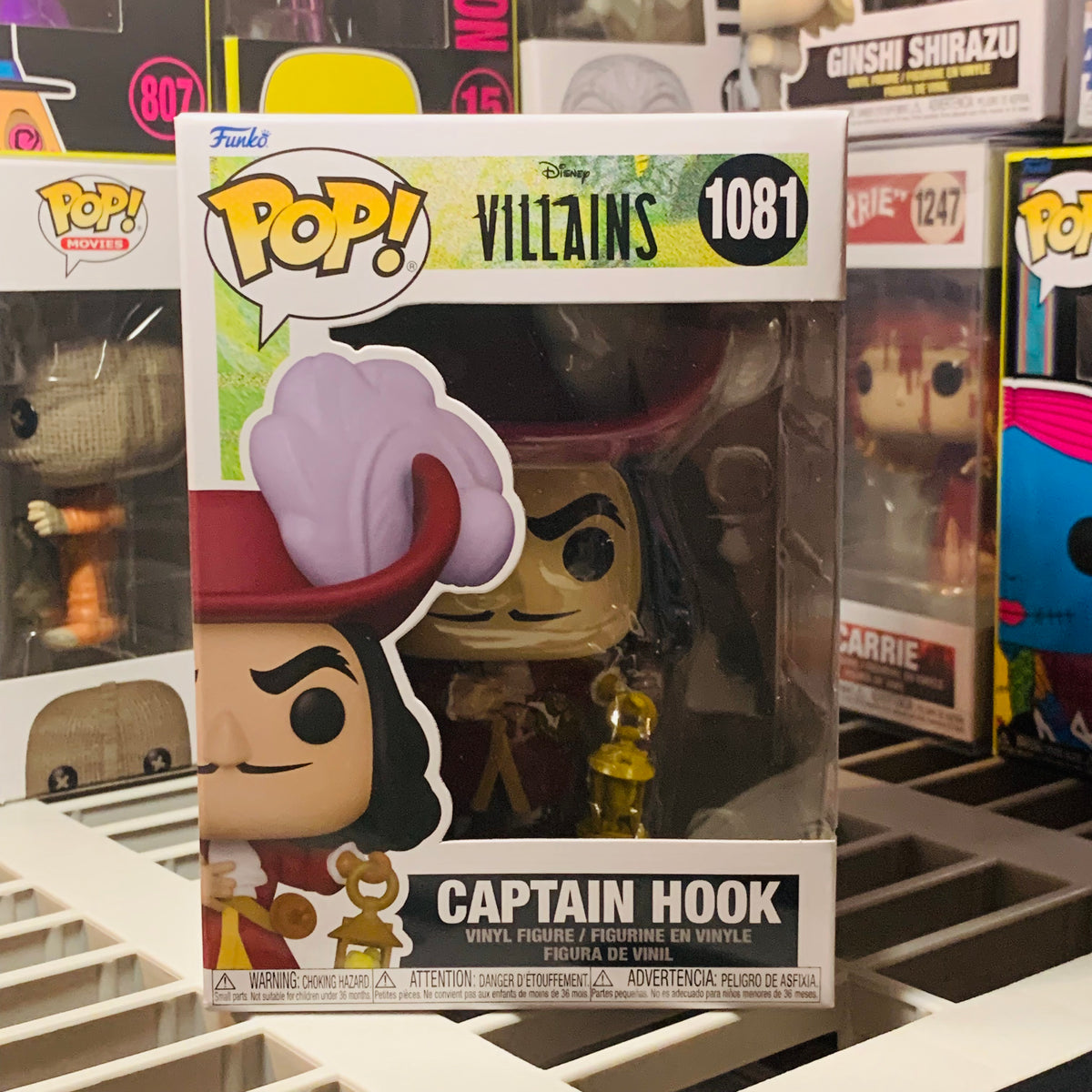 Funko Pop! Disney Villains Peter Pan Captain Hook Figure #1081! – Lonestar  Finds