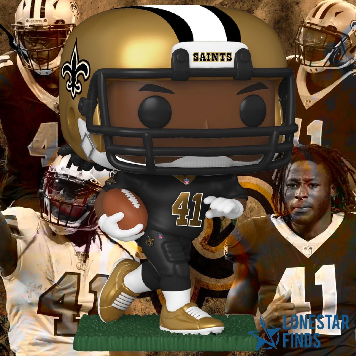 Funko POP! NFL Alvin Kamara New Orleans Saints Black Jersey Figure #139!
