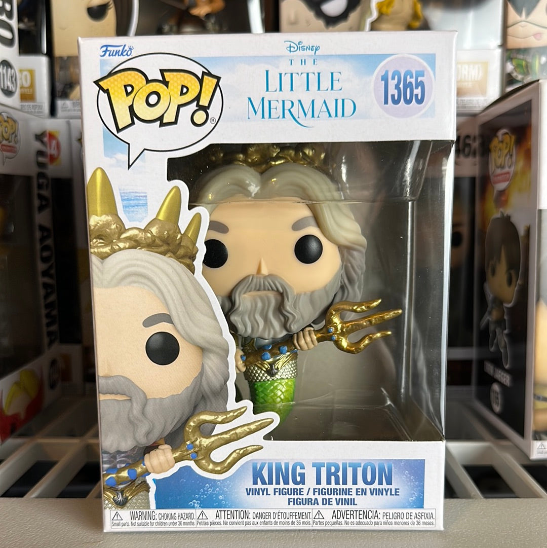 Funko Pop! Disney Live Action Little Mermaid - King Triton Figure #1365!