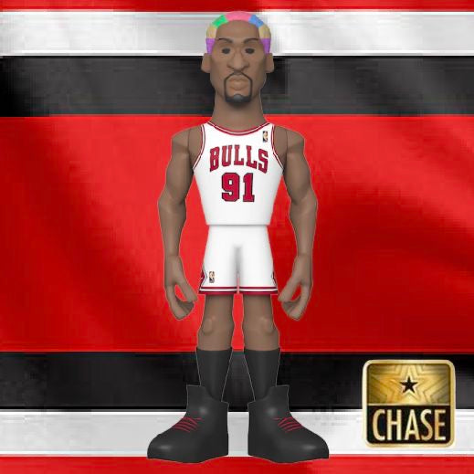 Funko Vinyl Gold 5” Dennis Rodman - Chicago Bulls NBA Legends Chase Figure!