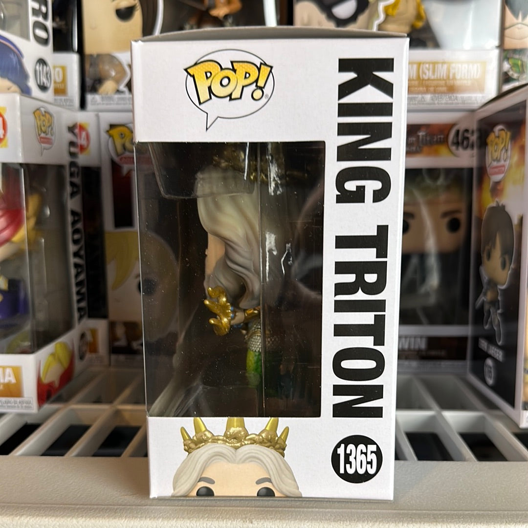 Funko Pop! Disney Live Action Little Mermaid - King Triton Figure #1365!