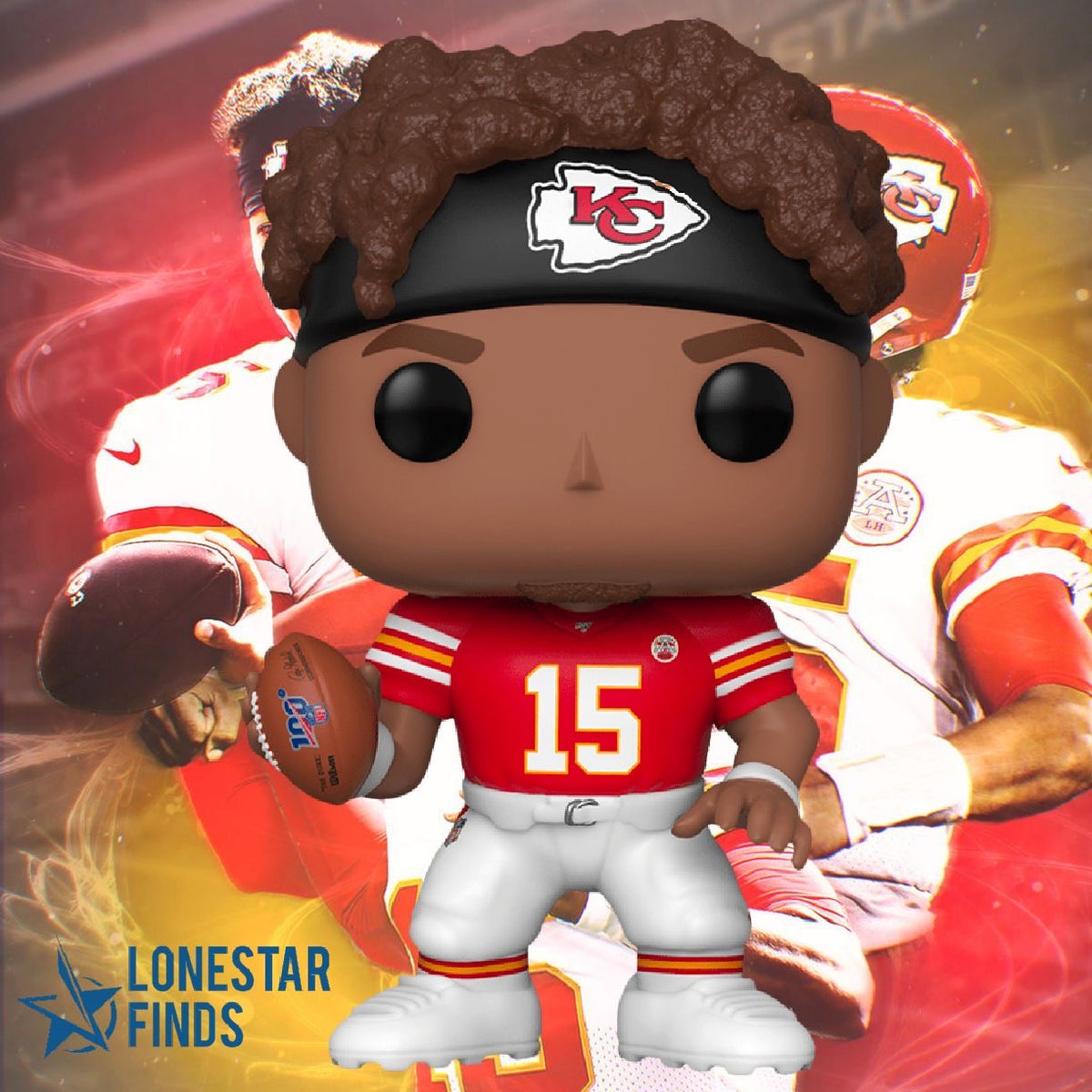 Funko POP! NFL Chiefs PATRICK MAHOMES II Red Jersey #148 Figure w/ Pro –  Toystops