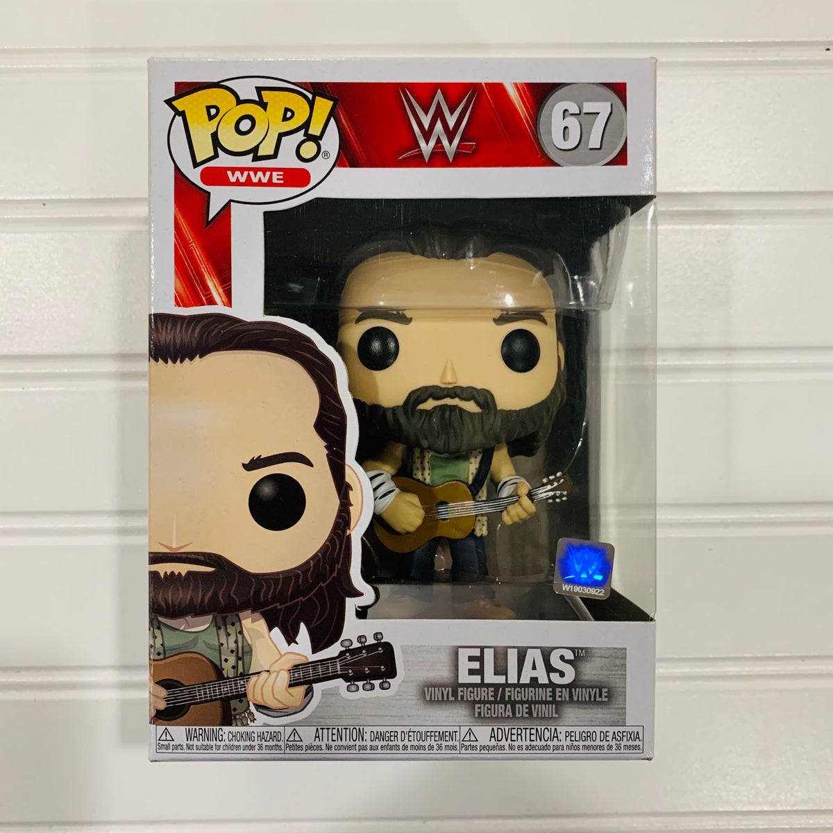 Funko POP! WWE Elias with Guitar Wrestling Figure #67!