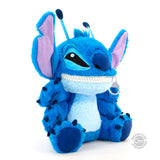 QMx Disney Stitch Zippermouth 9” Plush