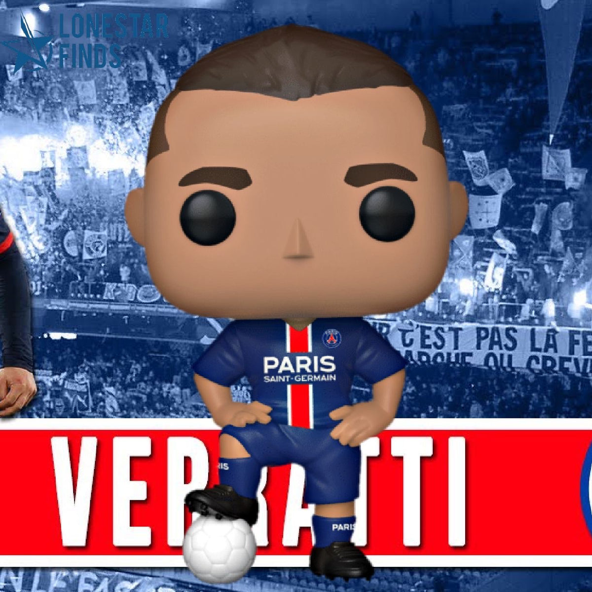 Funko POP! Marco Verratti PSG Paris Saint Germain Football Club Soccer Figure #22!