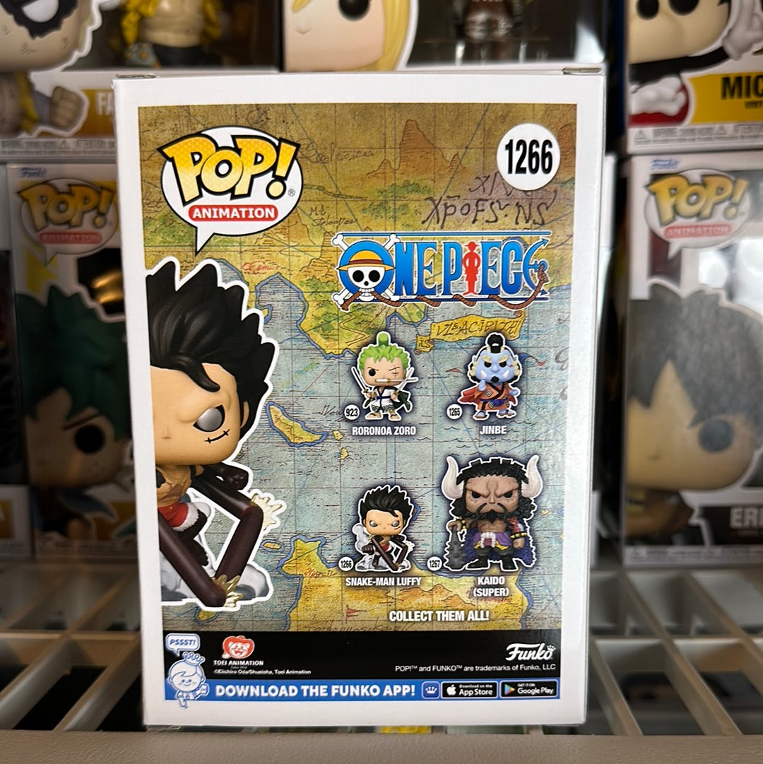 Funko POP! Anime One Piece Snake-Man Luffy Figure #1266!
