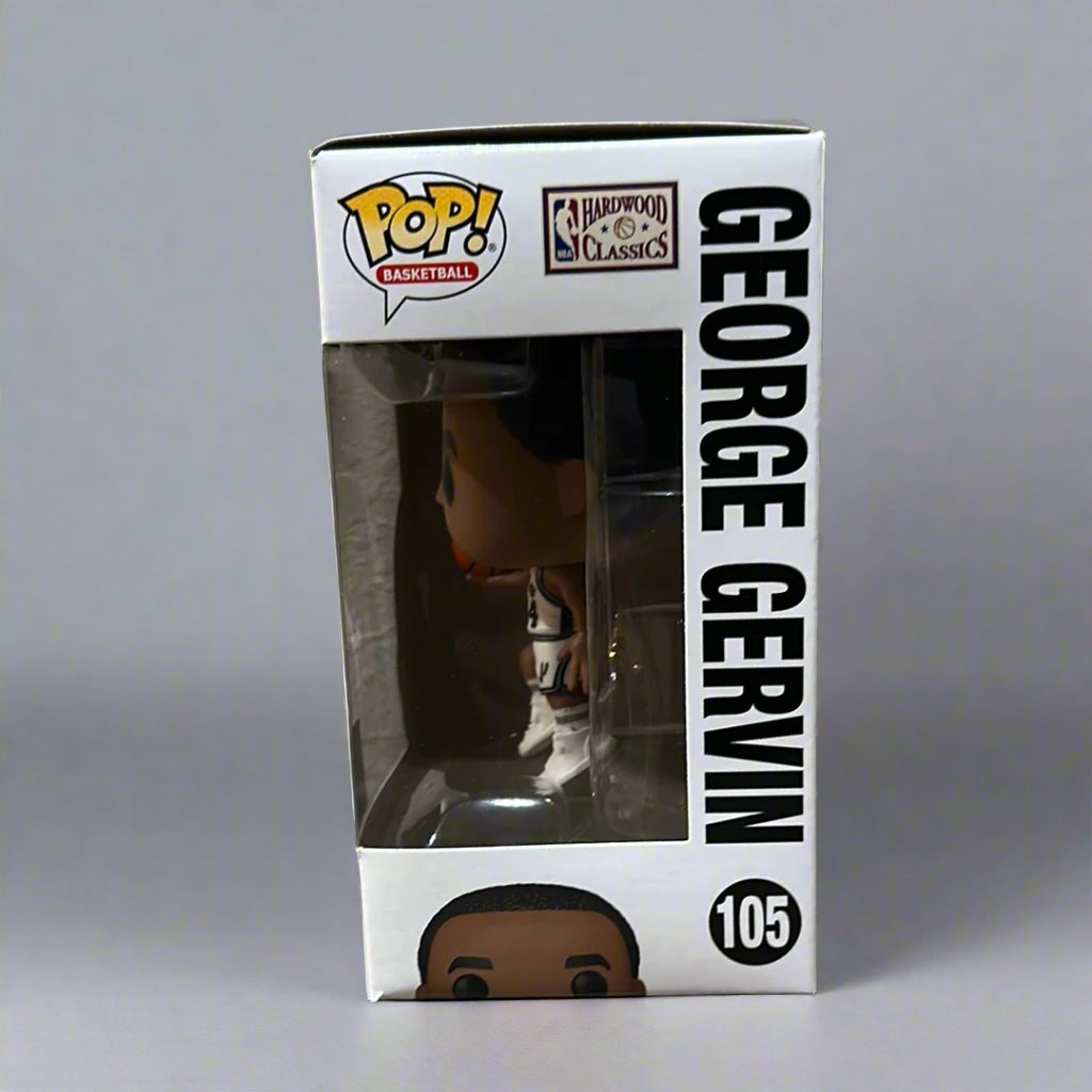 Funko POP! NBA Basketball Legends The Iceman George Gervin Hardwood Classics San Antonio Spurs Figure #105!