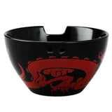Disney Mulan Red Dragon 20 oz Ceramic Ramen Bowl with Chopsticks