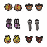 Five Nights at Freddy's Pixelated 6 Pack Earring Set