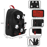 Disney Mickey Mouse Built-up Pockets Backpack