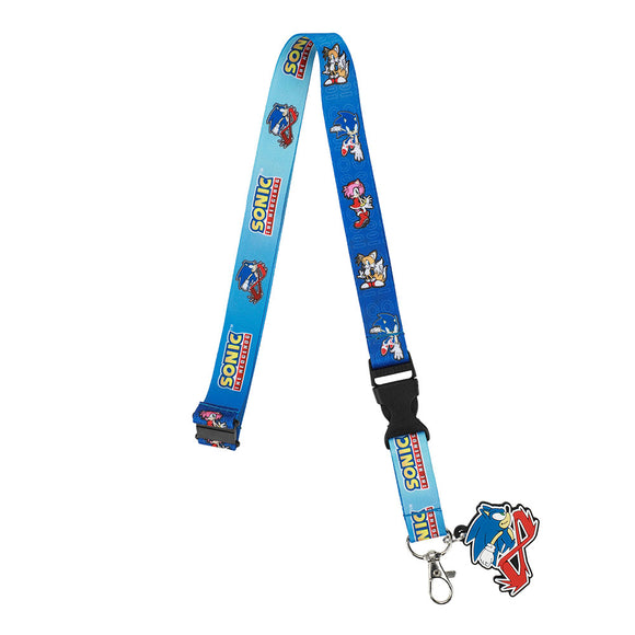 Sonic the Hedgehog Characters Speed Running Lanyard