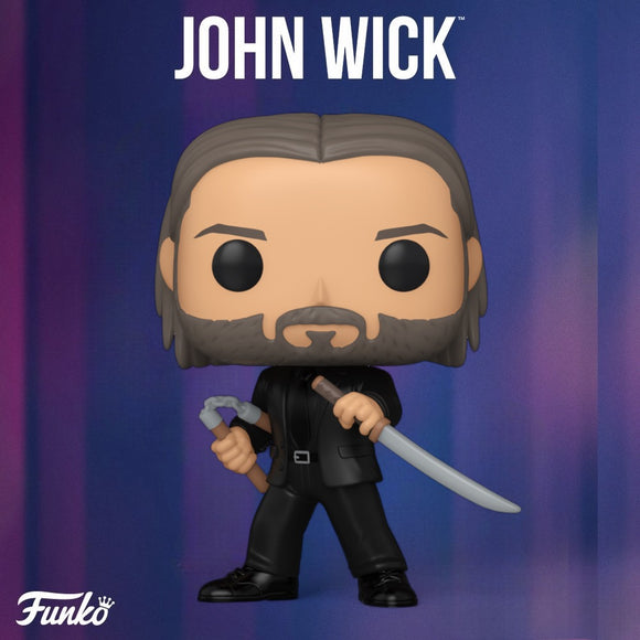 Funko POP! John Wick Chapter 4 Keanu Reeves Figure #1687!