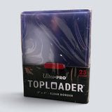 Ultra Pro 3" x 4" Clear Regular Toploader Sleeves 25 CT