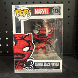 Funko POP! Marvel Absolute Carnage - Carnage Black Panther Figure #1434!