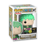 Funko POP! Anime One Piece Roronoa Zoro Glow Exclusive Figure #327!