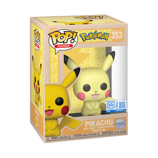 Funko POP! Pokemon Soft Color Pikachu Exclusive Figure #353!