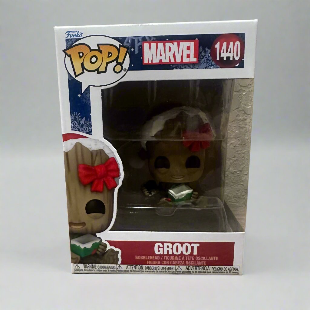 Funko POP! Marvel Holiday Groot Opening Gift  #1440!