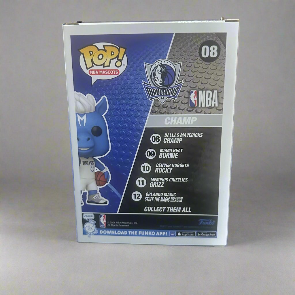 Funko POP! NBA Mascots Dallas Mavericks Champ Figure #08!