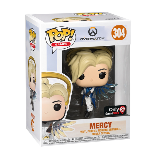 Funko POP! Video Games Overwatch Mercy Exclusive Figure #304!