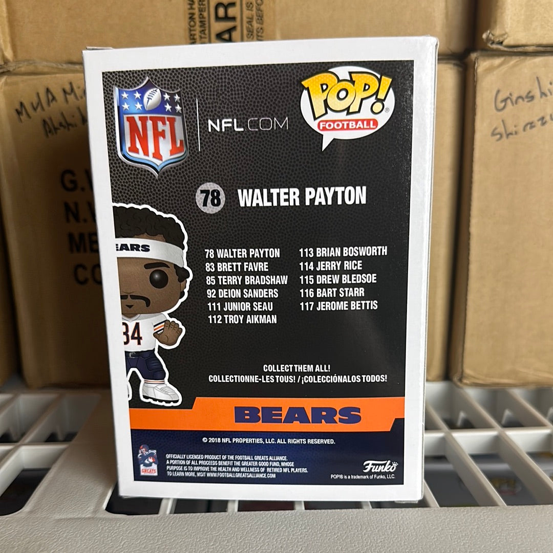 Funko POP! NFL Football Walter Payton Chicago Bears Figure #78!