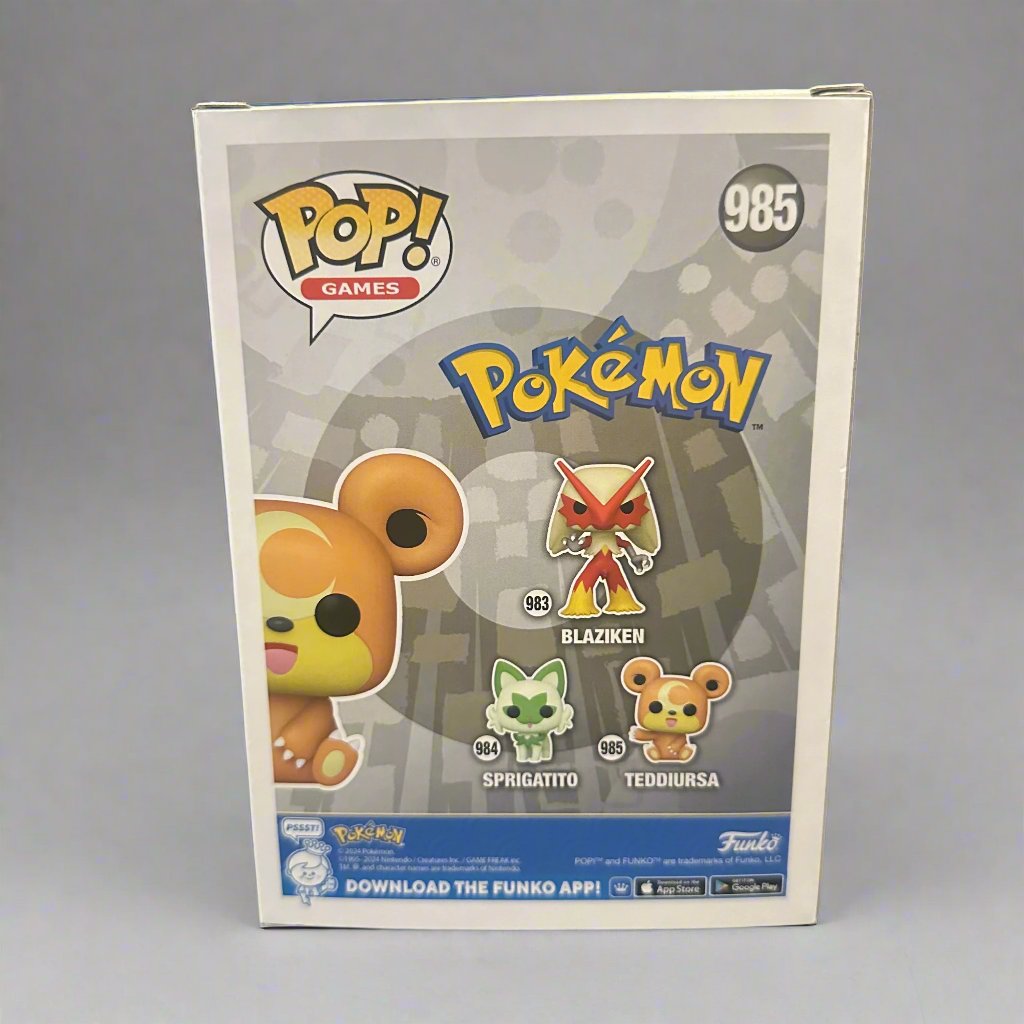 Funko POP! Pokemon Teddiursa Figure #985!