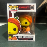 Funko POP! Horror Child’s Play Blacklight Good Boy Chucky Figure #1589!