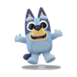 Funko POP! Bluey Jumping Flocked Exclusive Figure #2524!