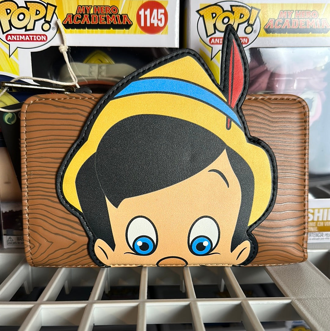 Loungefly Disney Pinocchio Jiminy Cricket Flap Wallet