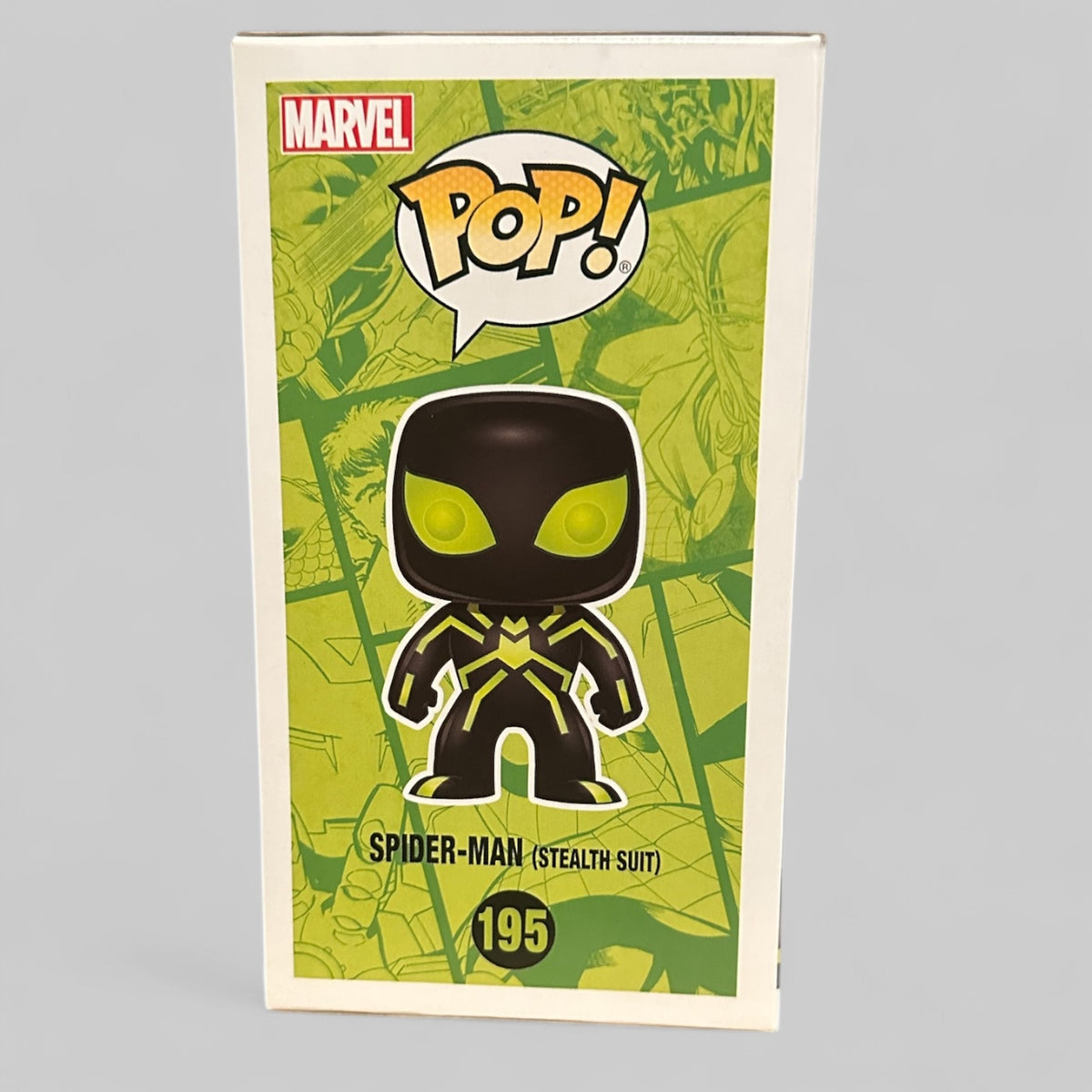Funko POP! Marvel Spider-Man in Stealth Suit Exclusive Figure #195!