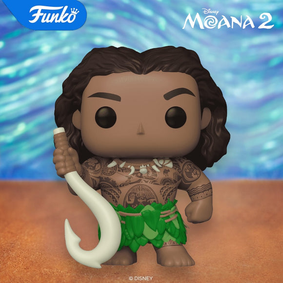 Funko POP! Disney Moana 2 - Maui Dwayne Johnson Figure #1547