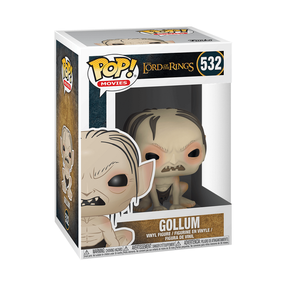 Funko POP! Lord of the Rings LOTR Gollum Figure #532!