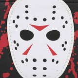 Horror Friday the 13th Jason Mini Zip Around Wallet