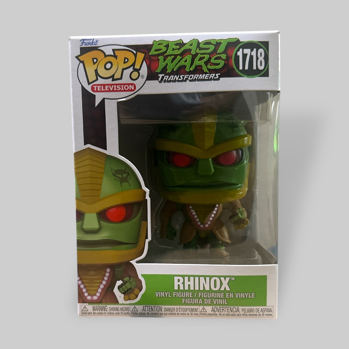 Funko Pop! Transformers Beast Wars Rhinox Figure #1718!