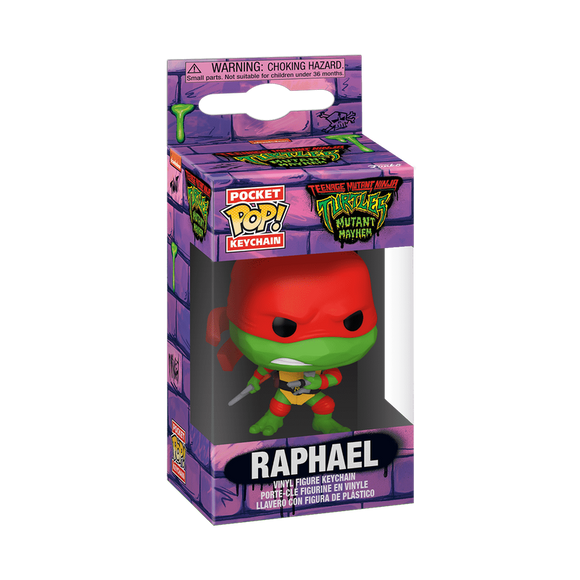 Funko Pocket Pop! TMNT Mutant Mayhem Raphael Keychain