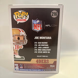 Funko POP! NFL Legends Joe Montana San Francisco 49ers Figure #216!