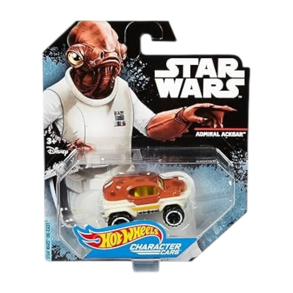 Hot Wheels Star Wars Character Car – Admiral Ackbar