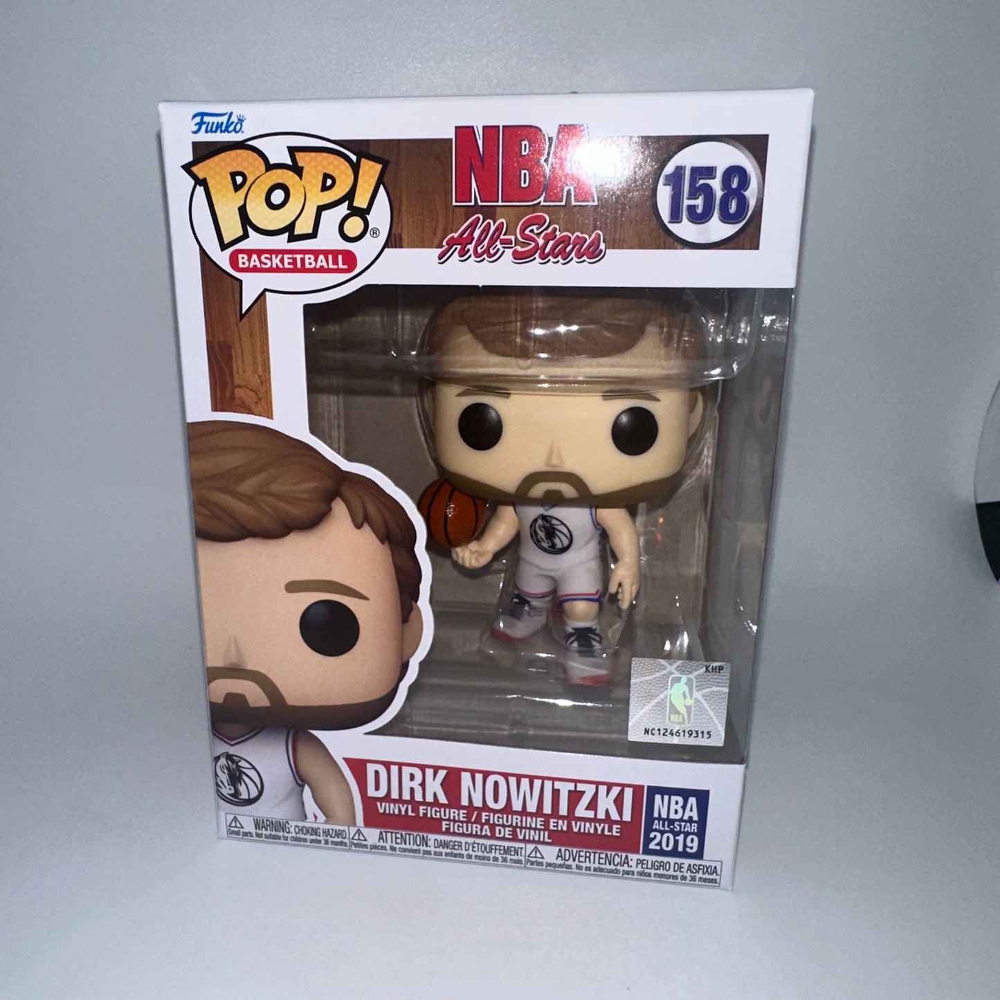 Funko POP! NBA All Stars Dirk Nowitzki Dallas Mavericks Figure #158!
