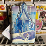 Loungefly Disney Frozen Princess Elsa Castle Zip Around Wallet