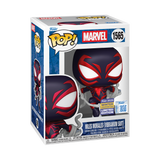 Funko POP! Marvel Spider-Man Miles Morales Vibranium Suit Exclusive Figure #1565!