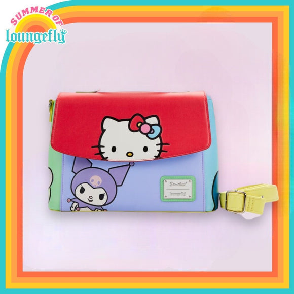Loungefly Hello Kitty and Friends Color Block Crossbody