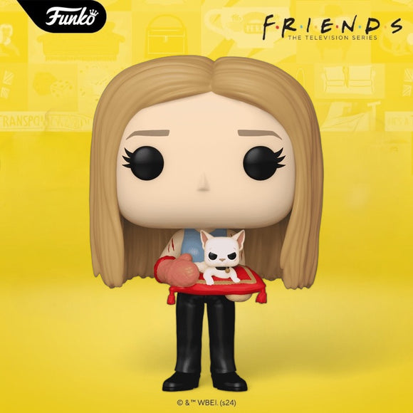 Funko POP! Friends TV Show Rachel Green with Mrs. Whiskerson Figure #1650!